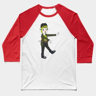 Top Wing Halloween Frankenstein Rod Baseball T-Shirt